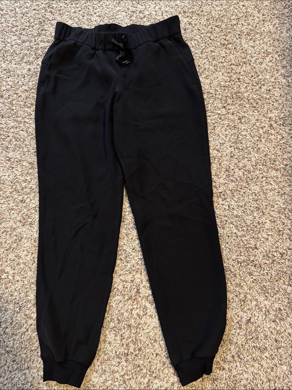 Black women’s  Elastic Waist Jogger Pants